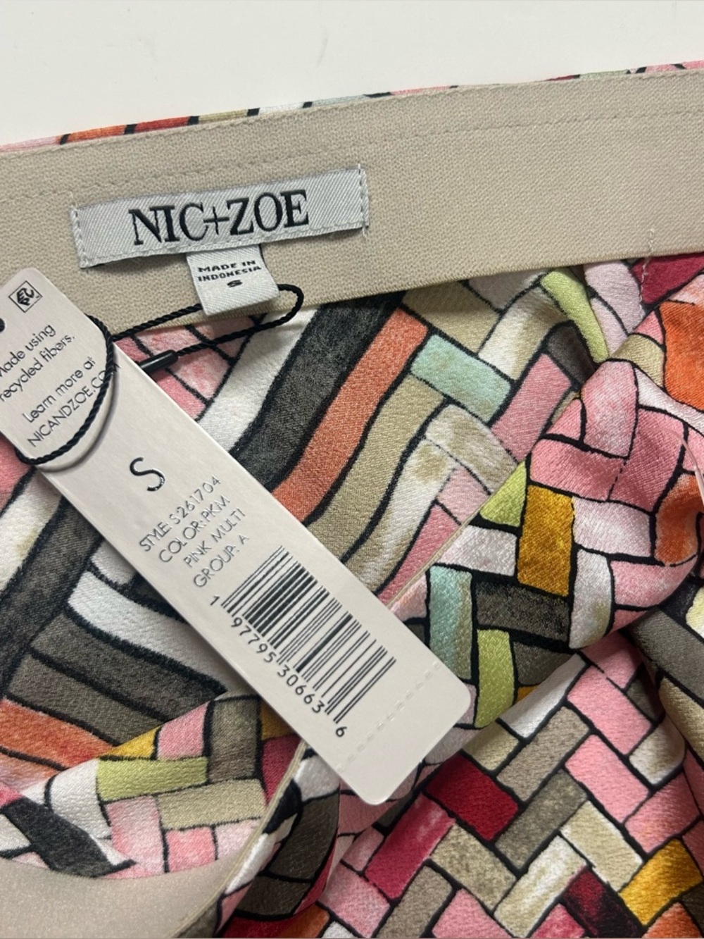 NWT (size small) NIC + Zoe COLORWEAVE SLIP SKIRT - Picture 6 of 7